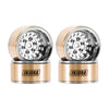 INJORA 1.0" Modular Beadlock Wheels for 1/18 1/24 RC Crawlers - Brass & Aluminum