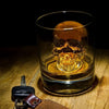 Skull and Diamond Silicone Ice Cube Mold Tray with Lid