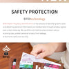Portefeuille marron à plusieurs compartiments, montrant des fonctionnalités de protection RFID.