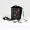Triple-Fold Chain Wallet with Card Holder and ID Window