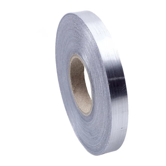 Ruban adhésif décoratif autocollant pour joints de carreaux, rouleau de 50m, couleur argent