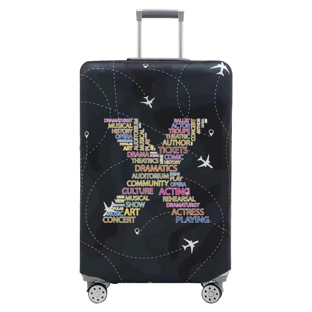 Stretch Fabric Luggage Cover for Suitcases (18-32 Inch)