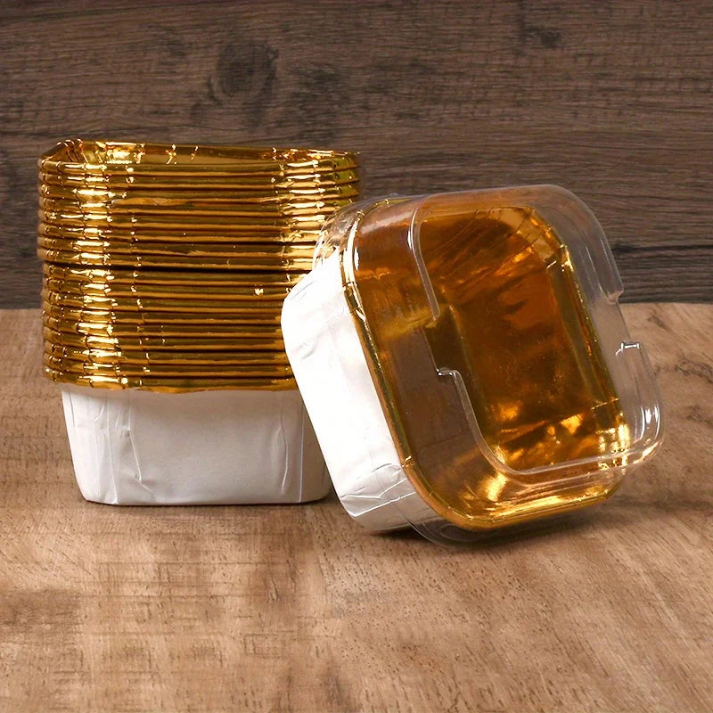 Vasitos desechables para cupcakes con tapa