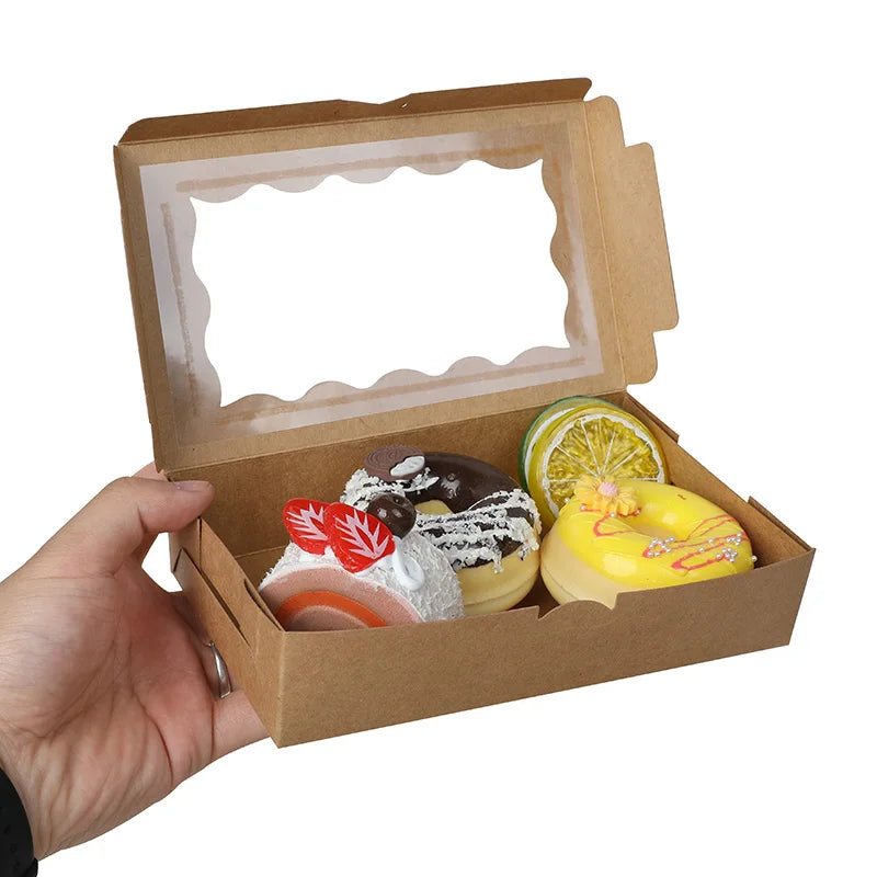Kraft Paper Gift Boxes with Window