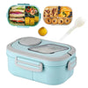 3-Piece Insulated Lunch Box Set with Reusable Cutlery