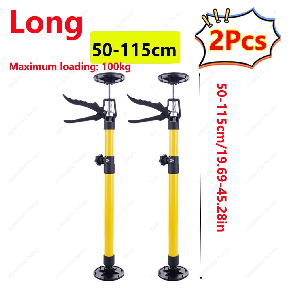 Adjustable Telescopic Support Rod for Drywall, Cabinets & Door Installation