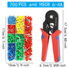 Crimping Pliers and Tubular Terminal Connector Set