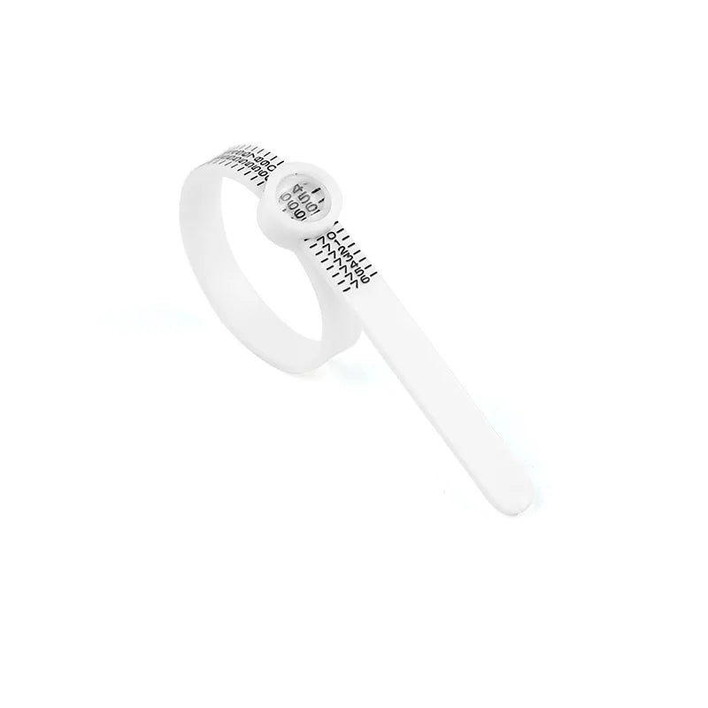 Ring Sizing Gauge with Magnifying Glass – Measure Finger Size at Home