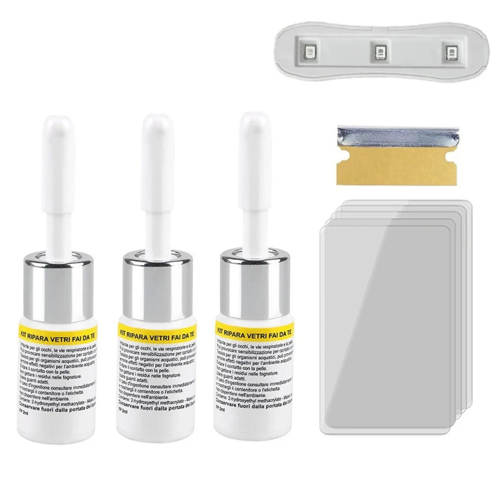 Windshield Repair Kit for Chips and Cracks