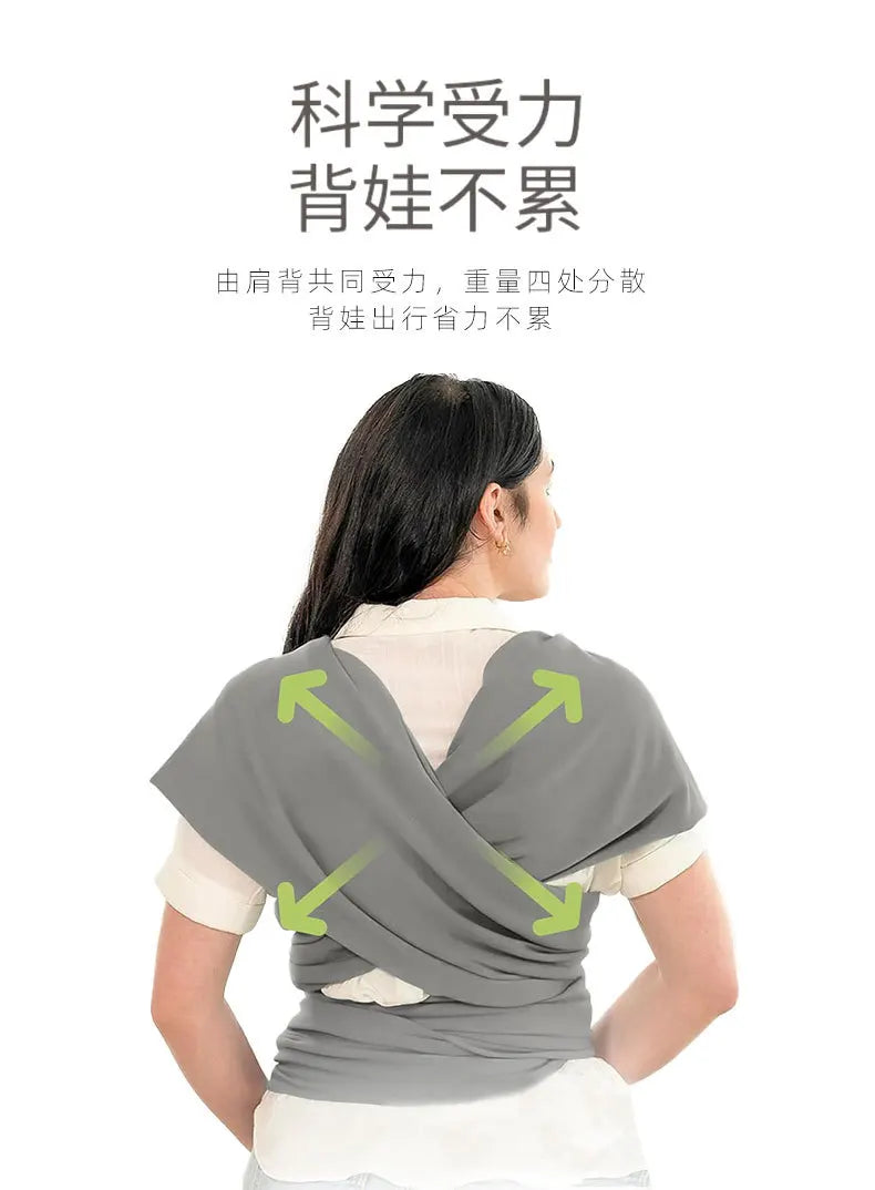 Ergonomic Baby Sling Carrier – Hands-Free Front Wrap for Newborns to Toddlers