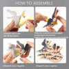 3D-Tier-Puzzle aus Papier – DIY Lernspielzeug