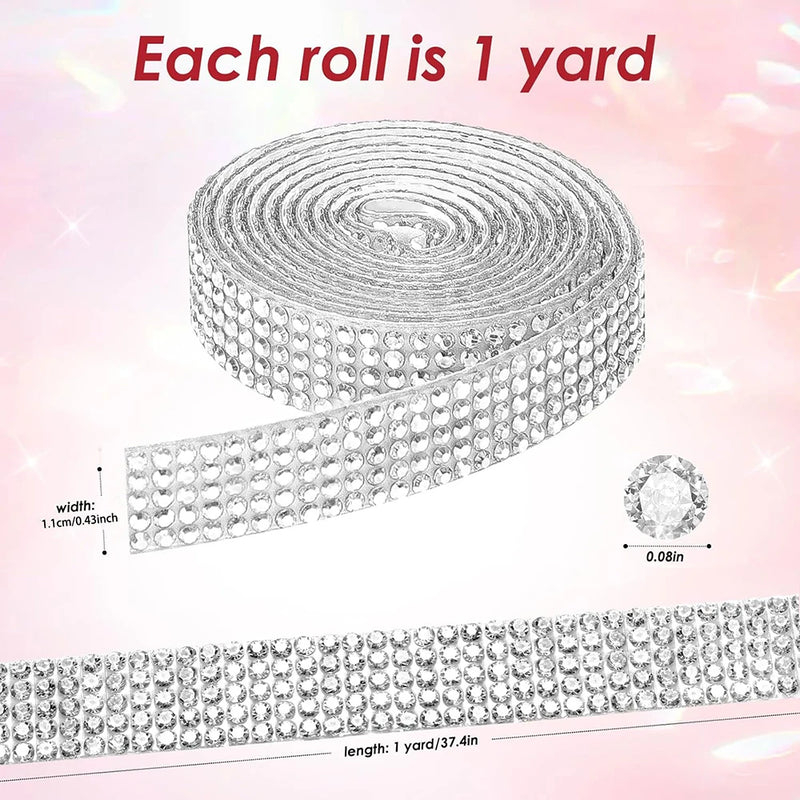 Self-Adhesive Rhinestone Ribbon for DIY Crafts