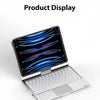 Backlit 360° Rotatable Keyboard Case for iPad with Pencil Holder