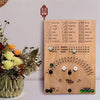 Wooden Baseball Dice Board Game