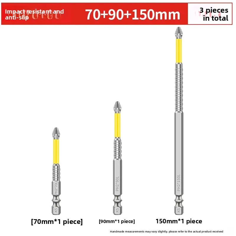 High-Torque Magnetic Screwdriver Set with Non-Slip Grip