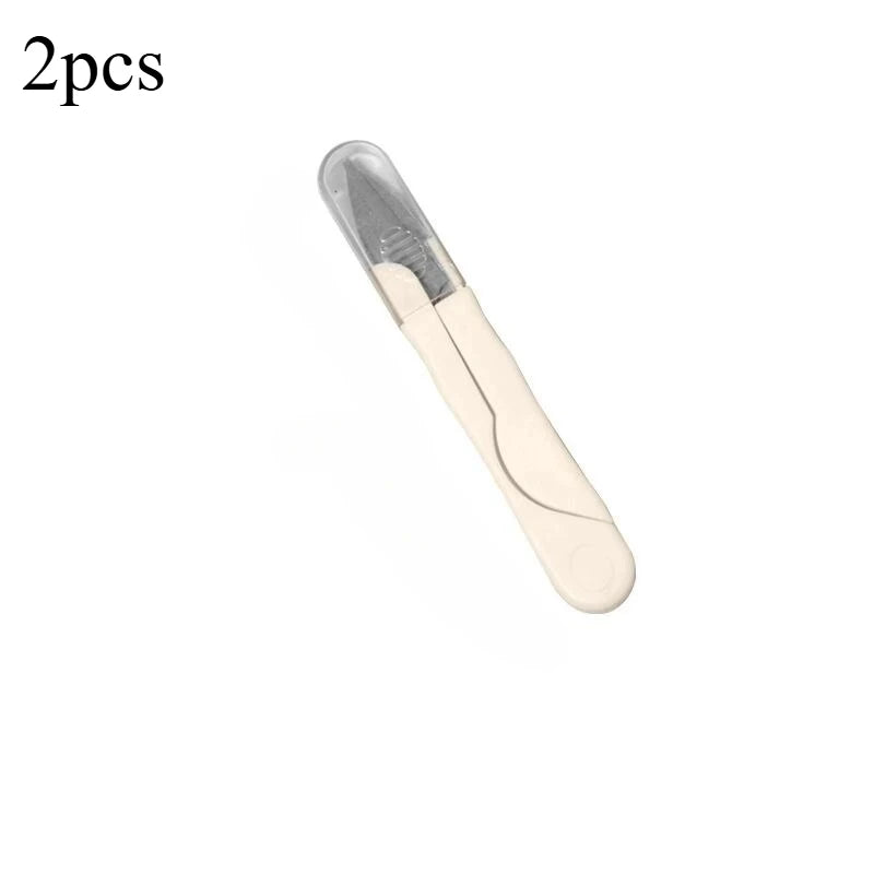 Compact Stainless Steel Sewing Scissors for Embroidery & Crafting