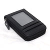 Compact Zipper Card Wallet with Multiple Slots