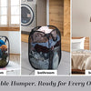 Collapsible Mesh Laundry Basket with Handles
