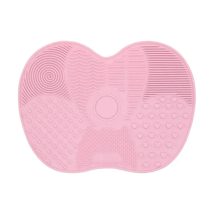 Silicone Makeup Brush Cleaning Mat with Textured Surface