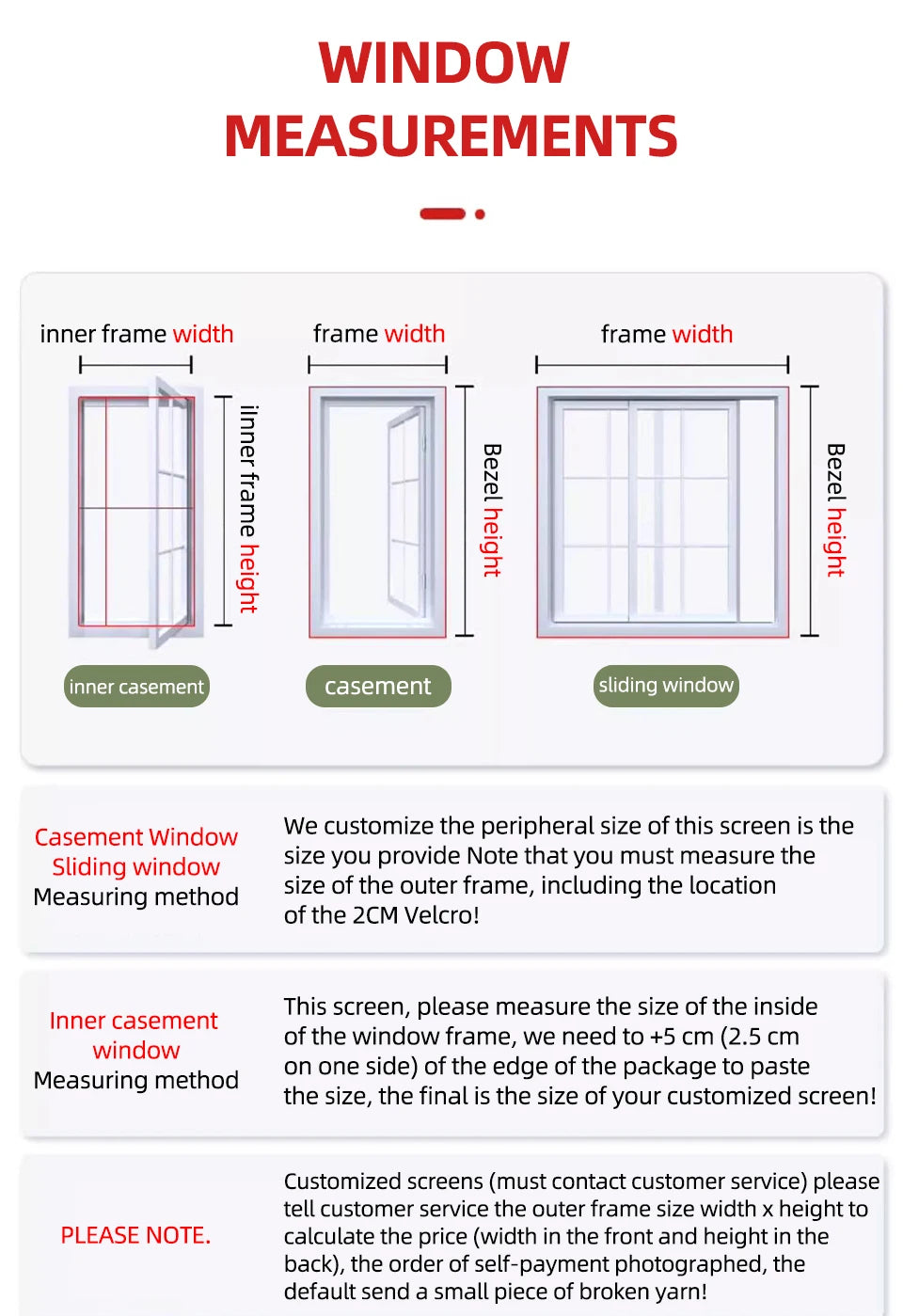 Customizable Fiberglass Window Screen with Easy Velcro Installation