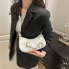 حقيبة كتف من الجلد الصناعي بتصميم عتيق Y2K