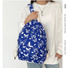 Butterfly Print Canvas Backpack for Women