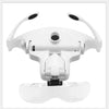 Head-Mounted Magnifying Glass with LED Light