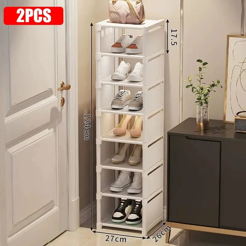 Stackable Fabric Shoe Rack