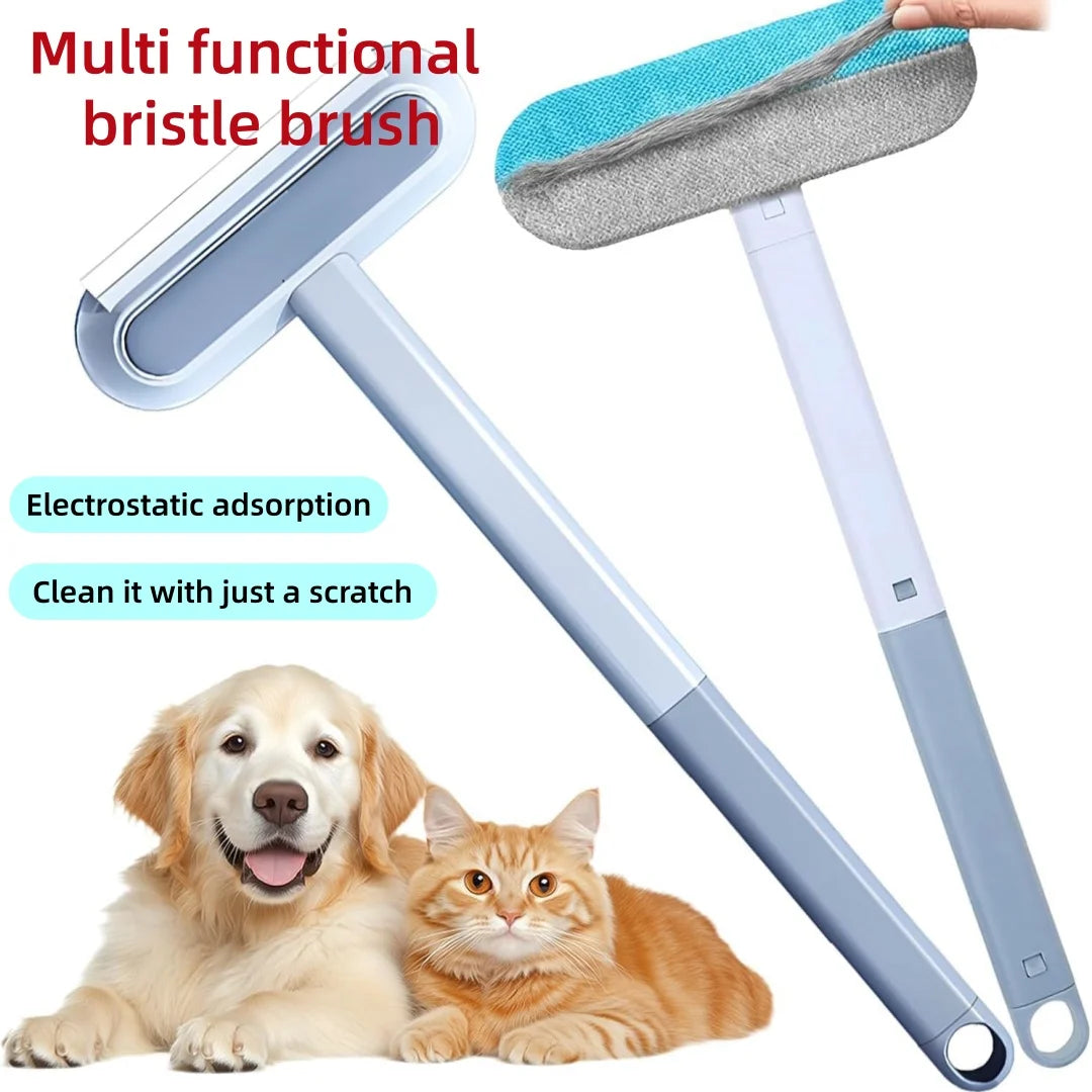 4-in-1 Reusable Pet Hair Remover with Long Handle