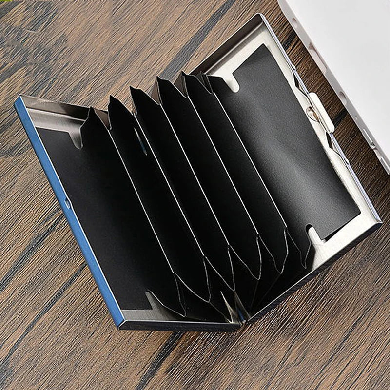 Ultra-Thin RFID Blocking Metal Card Holder