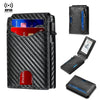 Slim RFID-Blocking Carbon Fiber Card Holder Wallet
