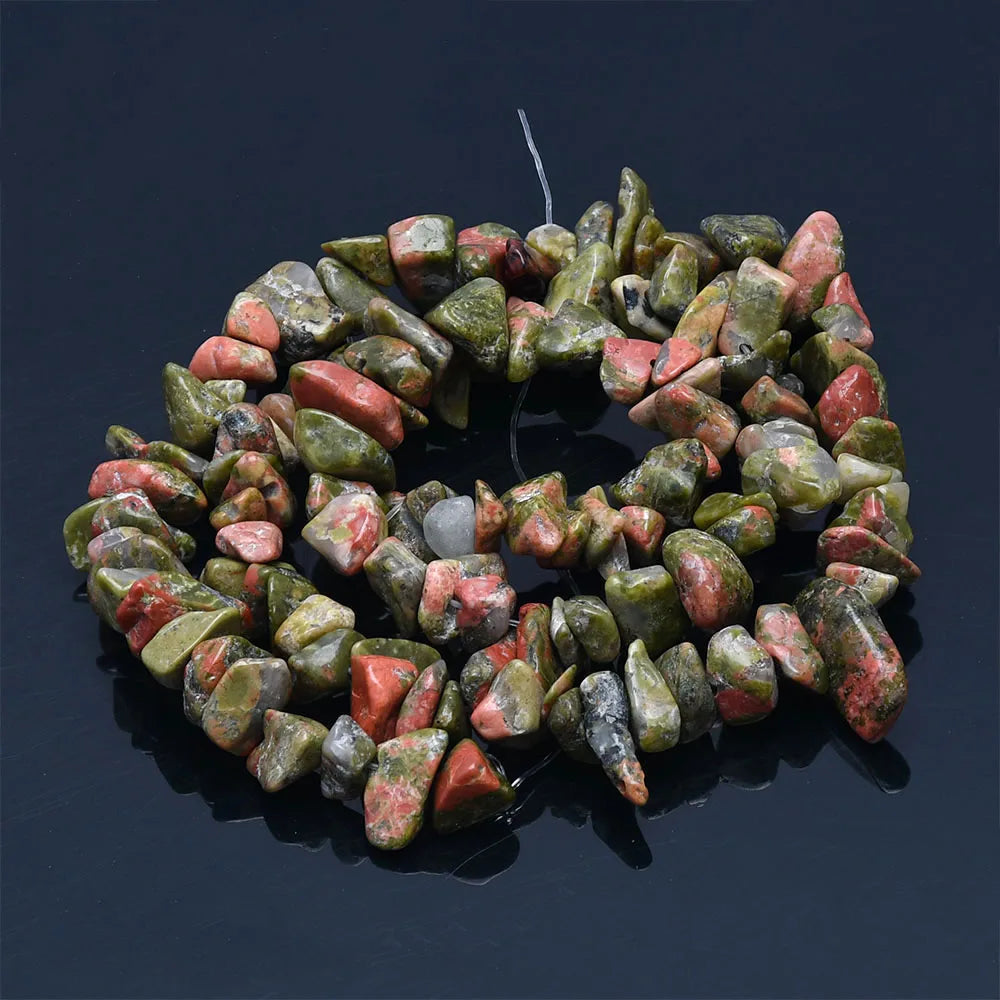 Natural Stone Beads Strand for Jewelry Making – Irregular Crystal Agate Chips