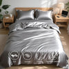 Housse de Couette en Satin de Soie Premium