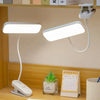 Clip-On LED Desk Lamp with Rechargeable Battery