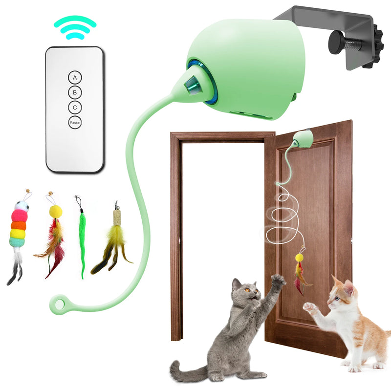 Interactive Whack-A-Mole Cat Toy with Smart Sensor