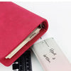Multifunctional Transparent PVC Bookmark Ruler for Loose-Leaf Notebooks