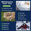 Heavy-Duty Clear Waterproof Tarp - 2x2m