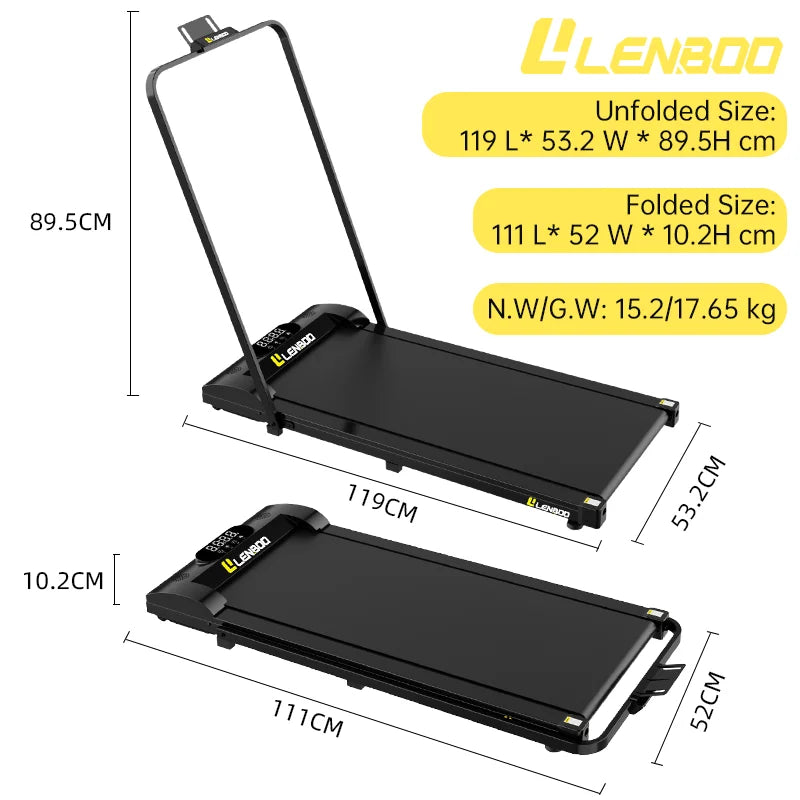 Foldable Under-Desk Treadmill