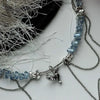 Collar de Borla de Cristal Elegante para Mujeres