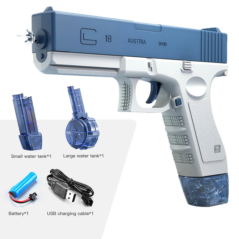 Pistola de Agua Eléctrica con Disparo Automático