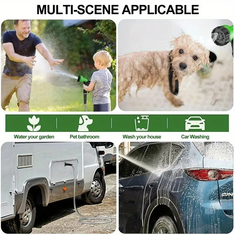 Multi-scene applicable high-pressure garden water nozzle used for washing gardens, houses, and cars.