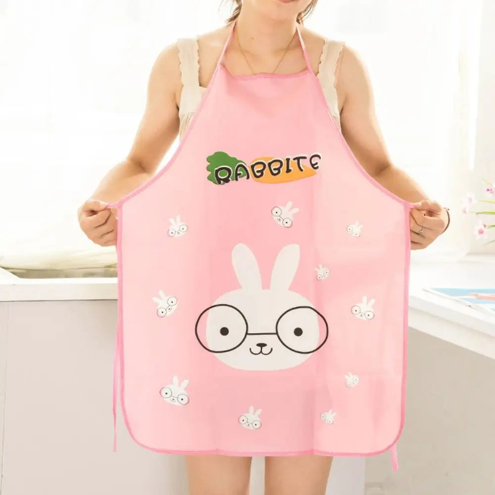 Waterproof PVC Chef Apron with Convenient Pockets