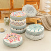 Bohemian Round Floor Cushion with Anti-Slip Base