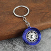 Gearbox Keychain with Turbo Hub and Brake Disc Pendant