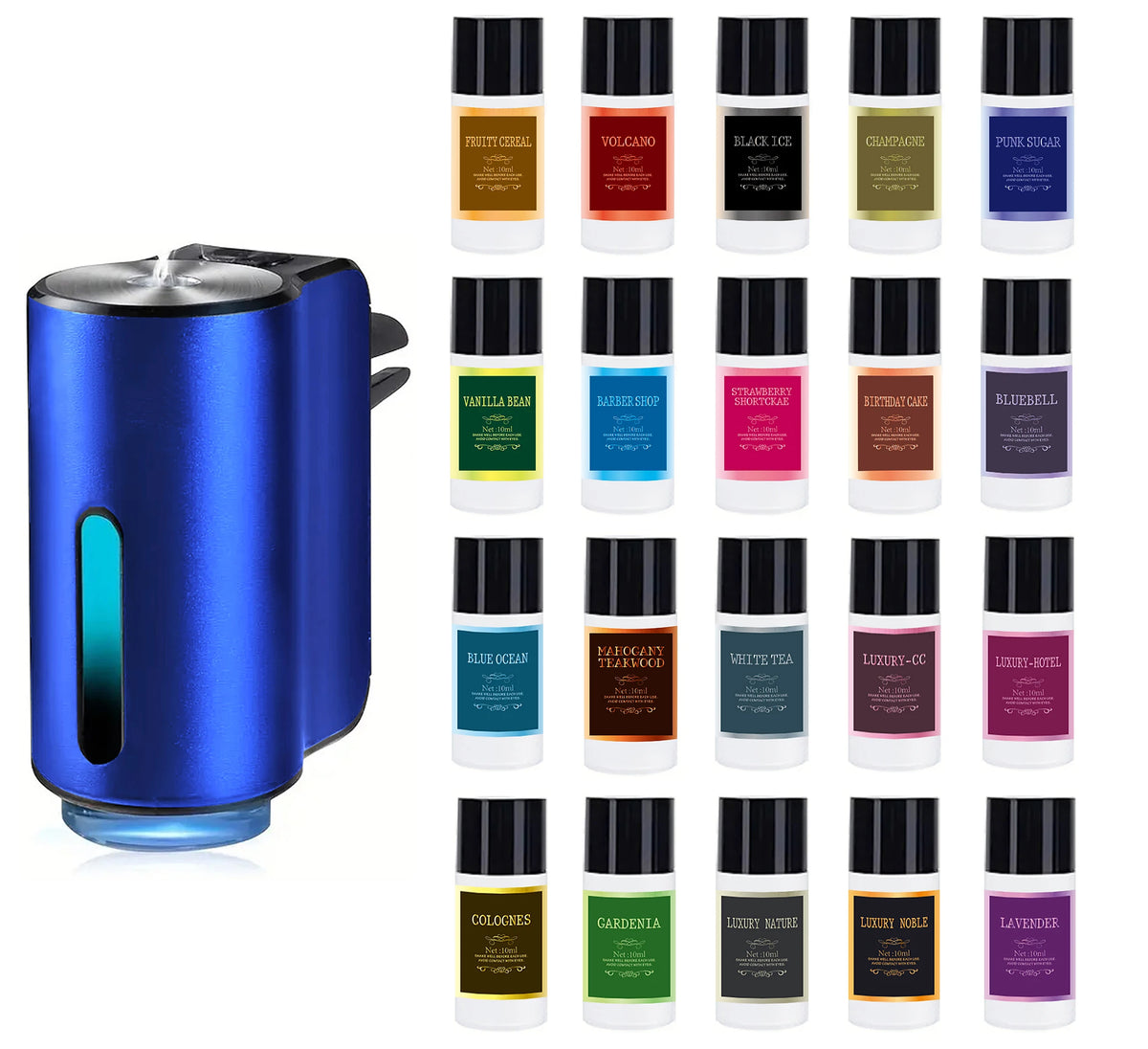 Adjustable Car Aromatherapy Diffuser with Three Scent Strengths