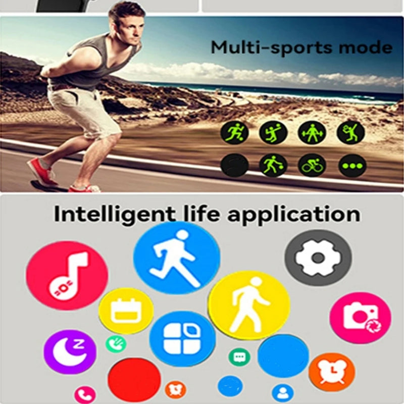 2.01-Inch HD Smart Watch with Bluetooth Calling & Fitness Tracking