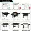 Weatherproof Polyester Grill Cover for Hooded Grills with Side Shelves