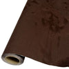 Roll of brown suede fabric for DIY car interior and home decor