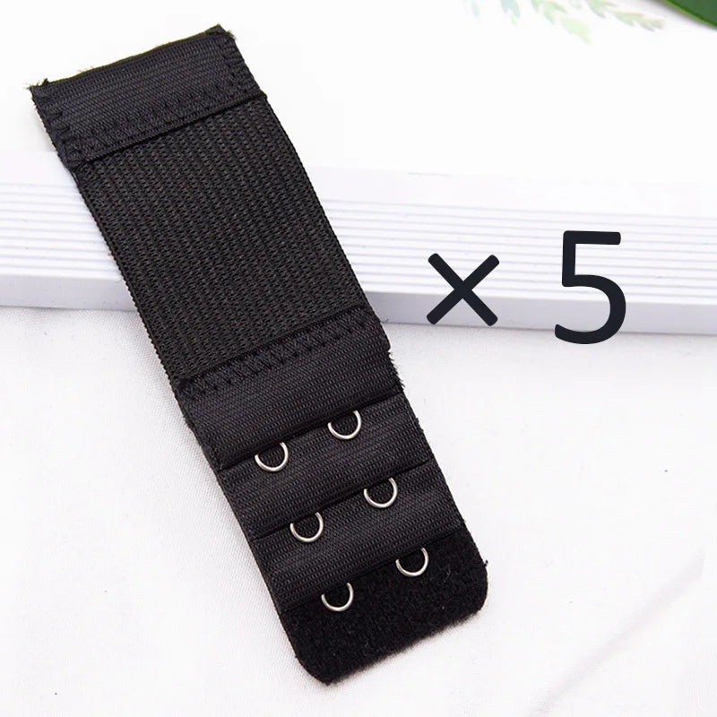 Elastic Bra Extender Clips (Set of 5)