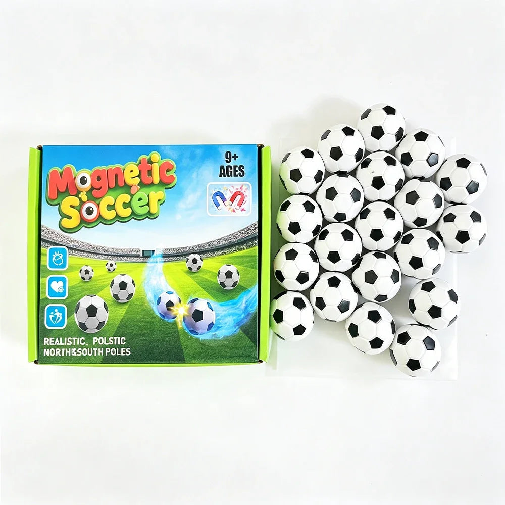 Magnetic Football Game Set with 20 Balls – Portable Strategy Board Game for Kids & Adults